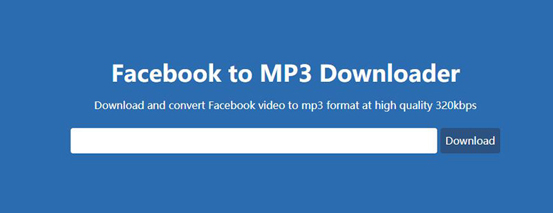 convert facebook video to mp3 audio free