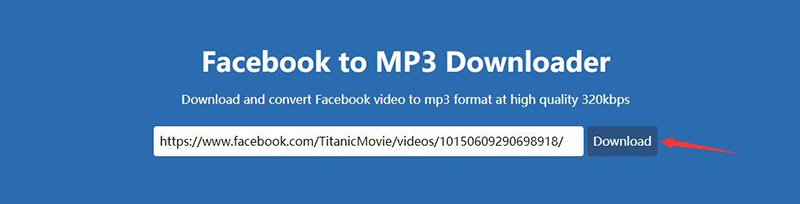 paste facebook link