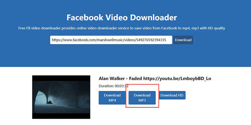 facebook song download
